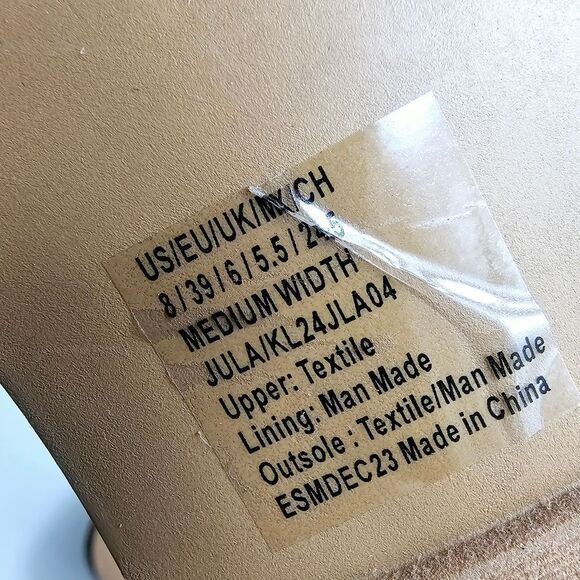 Kenneth Cole Women's Julia Sandal Natural Raffia Size 8 NEW! - Picture 9 of 9